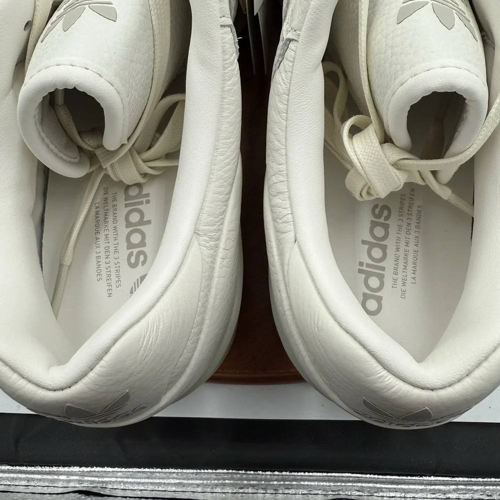 Adidas Rivalry‎ Leather Lux Low Sneakers Cream White/Alumina Men's 11.5/W12.5